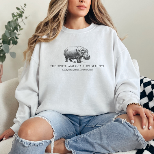 House Hippo Crewneck Sweatshirt